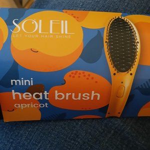 ✨ SOLEIL HAIR TOOLS Mini Heat Brush Apricot ✨